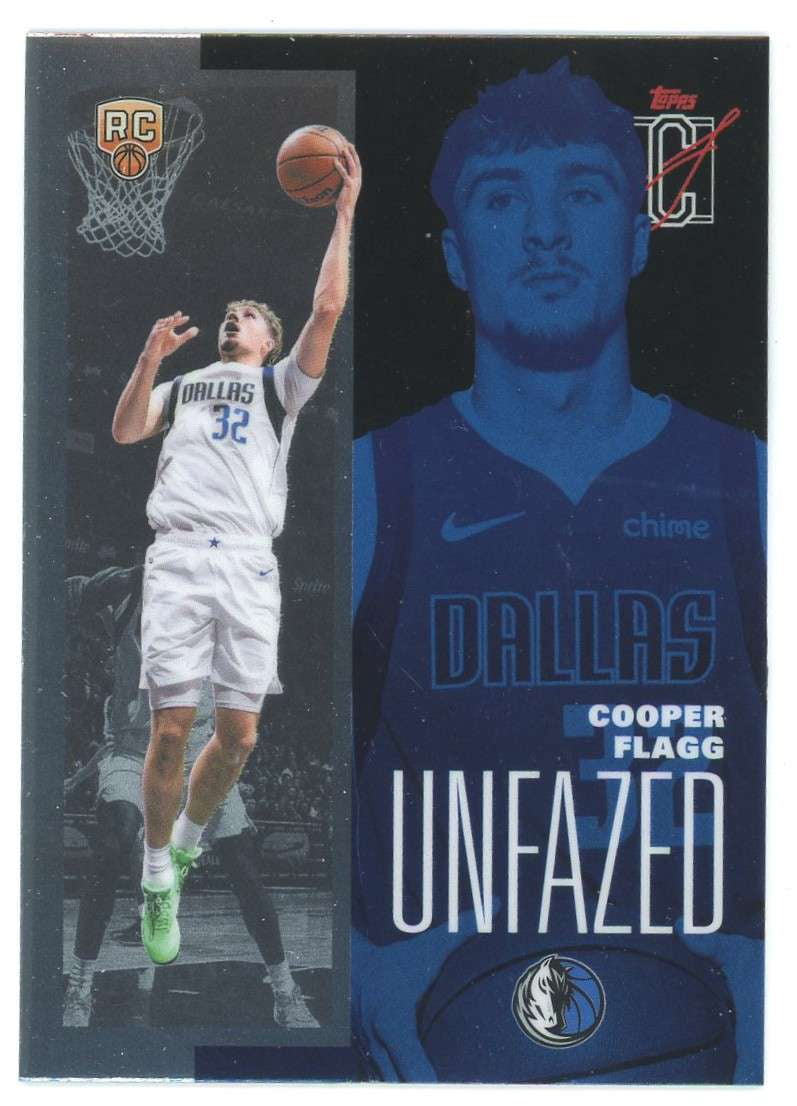 NBA 2025-26 Topps Signature Class Unfazed Cooper Flagg FAZE-11 [Rookie ...