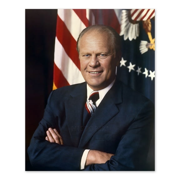 Gerald R Ford 38th President of the United States Official Portrait Photo Print Poster