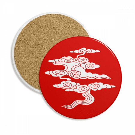 

Auspicious Life Beautiful Creativity Coaster Cup Mug Tabletop Protection Absorbent Stone