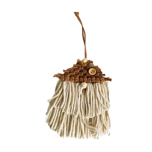 Birdeem Christmas Ornaments Woven Macrame Wall Hanging Boho Christmas Ornaments Pendant Winter Christmas Crafts Farmstead Decor Door Home Hanging Decoration