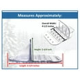 thumbnail image 4 of Plastic Clear Glacier Jumbo Snow & Ice Roof Guard - 1 pack, 4 of 6