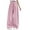 Pink, variant on YOUYEDIAN Girls Wide Leg Pants Flowy Loose Fit Palazzo Pants for Girls Kids Casual Beach Linen Trousers (Pink, 13-14 Years)