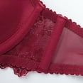 thumbnail image 5 of LLYWEY T Shirt Bras for Women No Underwire Discounts Women's Bras Ladies Bralette Bra Style-435 Women Back-Smoothing Bra Feature Adult Female T-Shirt Sports Bras Wine 36B, 5 of 9