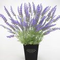 thumbnail image 3 of Gwong Decoración hogareña 1 Ramo 15 cabezas Lavanda Artificial Simulación Flower Inicio Decoración de Boda Gwong 99948, 3 of 6