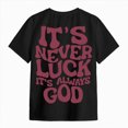 thumbnail image 5 of kpoplk Girls Short Sleeve T Shirts Casual Crewneck Fashion Tees Kids Summer Tops 5-14 Years(Black,11-12 Y), 5 of 6