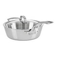 thumbnail image 3 of viking contemporary 3-ply stainless steel saut pan with lid, 3.6 quart, 3 of 3