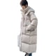thumbnail image 4 of Chaqueta de algodón para mujer, chaqueta de algodón holgada y larga hasta la rodilla, chaqueta de pan, 4 of 6