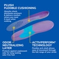thumbnail image 6 of Dr. Scholl's Walk Longer Insoles, Comfortable Plush Foam Inserts for Women, Sizes 6-10, 6 of 9