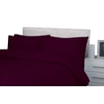 thumbnail image 1 of BedDecor 600 TC 100% Egyptian Cotton 3 Pcs Duvet Cover Stripe (Burgundy,King/California king), 1 of 7
