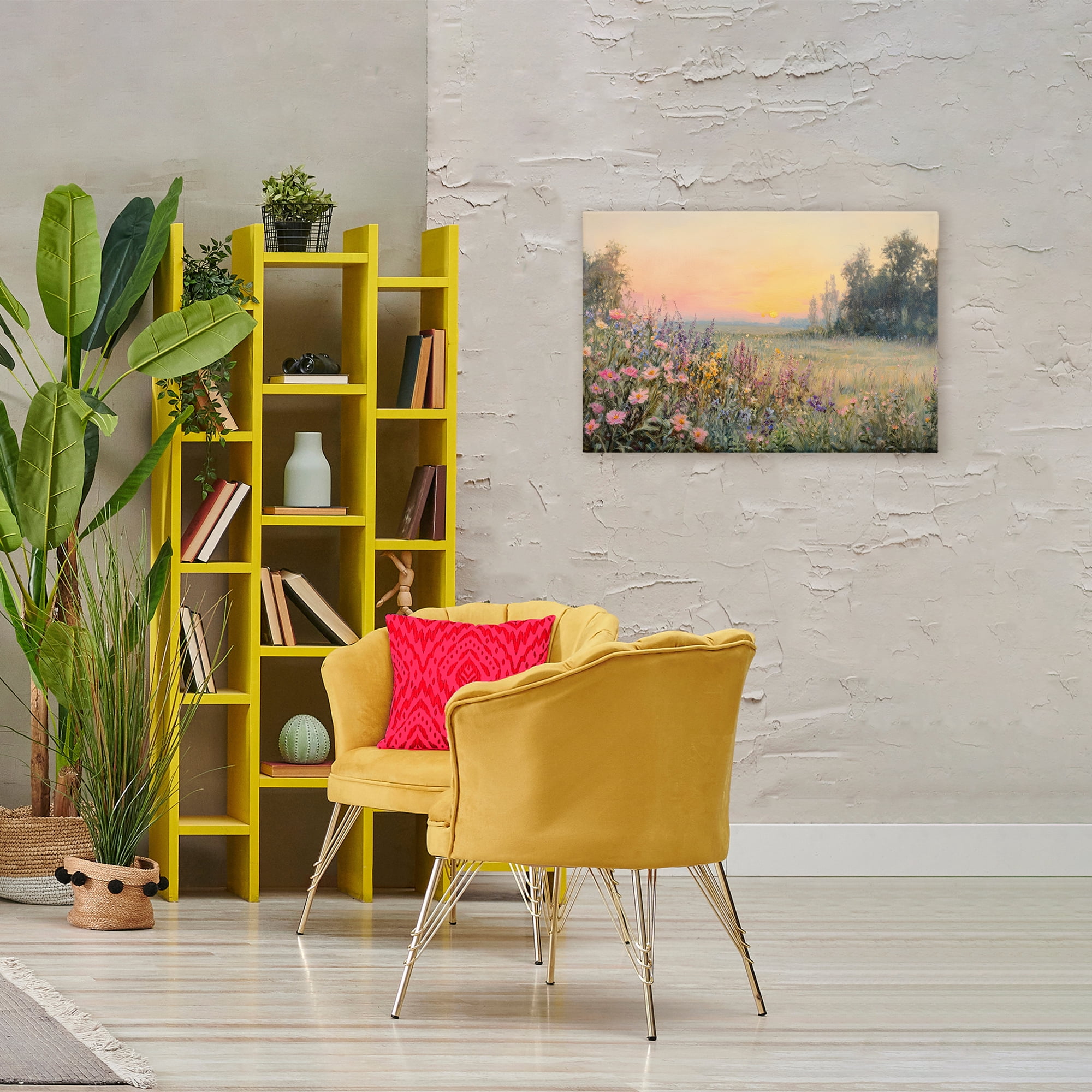 Stupell Industries Serene Twilight Meadow Canvas Wall Art, design by Petal Prints Design