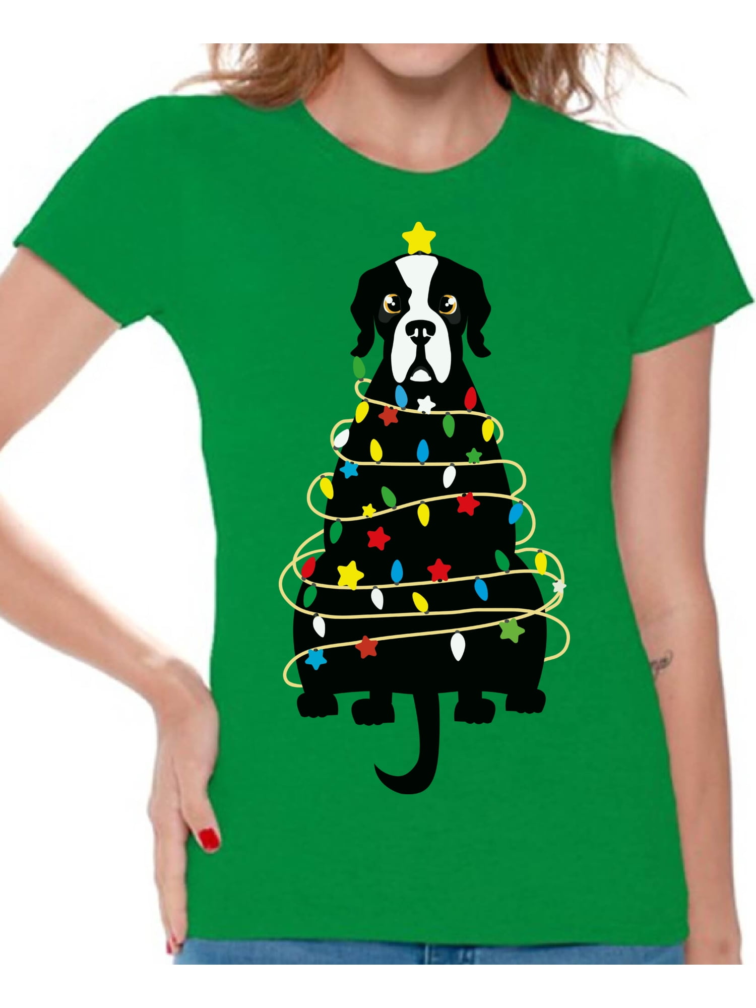 Fueled By Mulled Wine And Christmas Women's Fashion Fit Christmas T-shirt