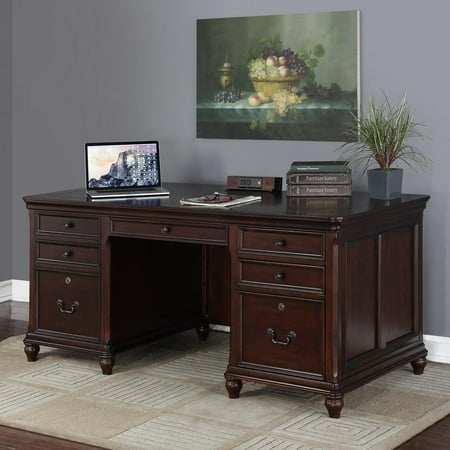 Julian Furniture Oxford Executive Desk Walmart Com