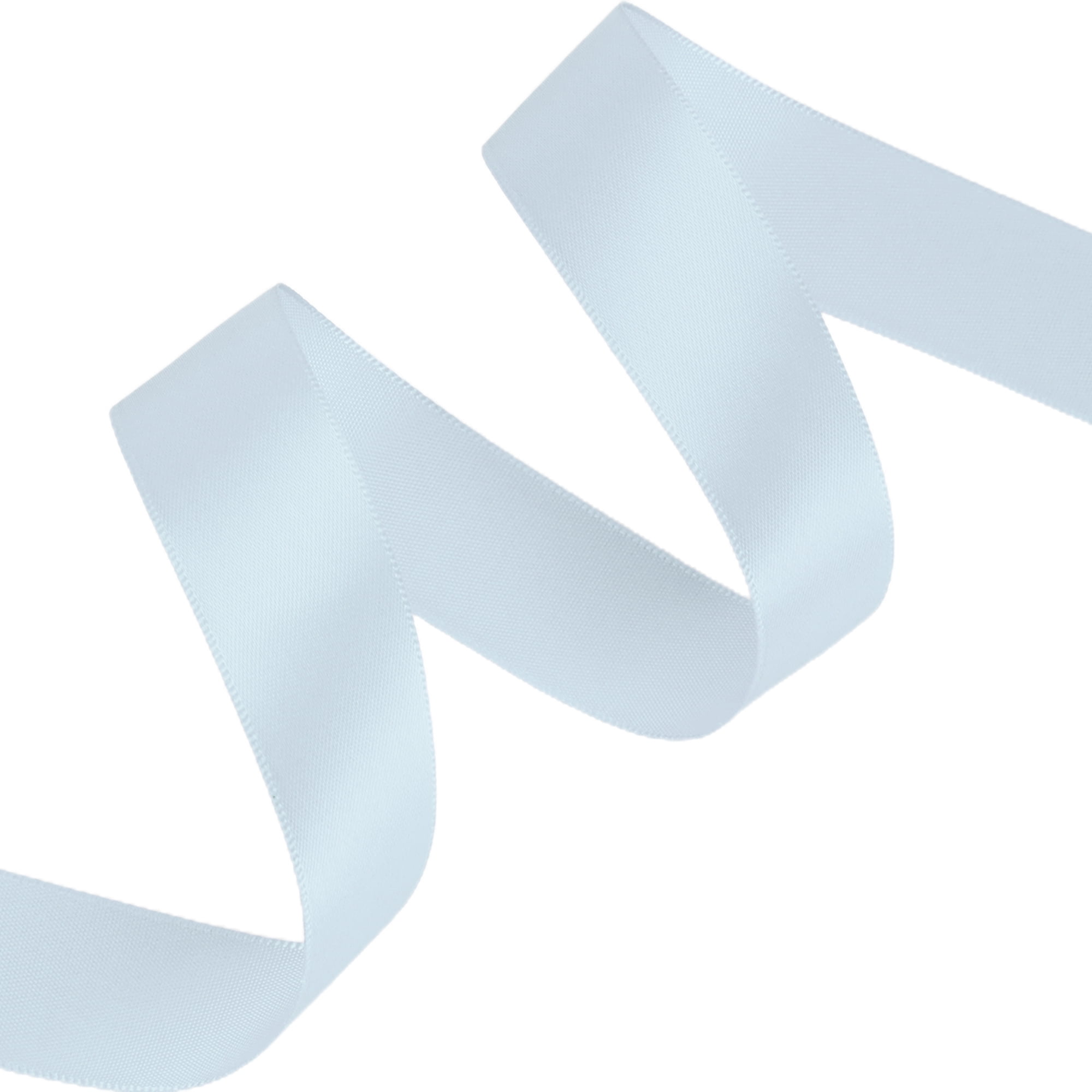 LaRibbons 7/8" Single Face Satin Ribbon, Light Blue, 100 Yard