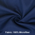 thumbnail image 2 of Ntbay Premium 1800 Series Microfiber California King Flat Sheet with 4 inches Hem, Ultra Soft and Breathable Top Sheet, 108x102 inches, Navy Blue, 2 of 5
