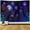 NO.00197, variant on Gojian Jellyfish Tapestry Marine Life Under The Night Stars Wall Hanging Tapestries Colorful Ocean Animal Tapestry 60x40inch Small Size Living Room Dorm Wall Backdrop GTLSAY542