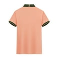 thumbnail image 5 of Yiliang Mens Trendy flexible EcoSmart Polo Shirt Moisture Wricking Top for Gym or Office, 5 of 6