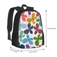 thumbnail image 2 of Sigee Colorful Butterflies for Simple large capacity backpack Travel Laptop Backpack, Business for Travel and Daily Use, 2 of 9