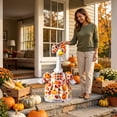 thumbnail image 6 of Sruoe Porch Goose Outfits, 23 Inch Porch Goose Clothes, Goose Clothes Dress, Duck Sculpture Clothes for Lawn Statue Cement Statue Yard Patio Party Decoration, 6 of 6