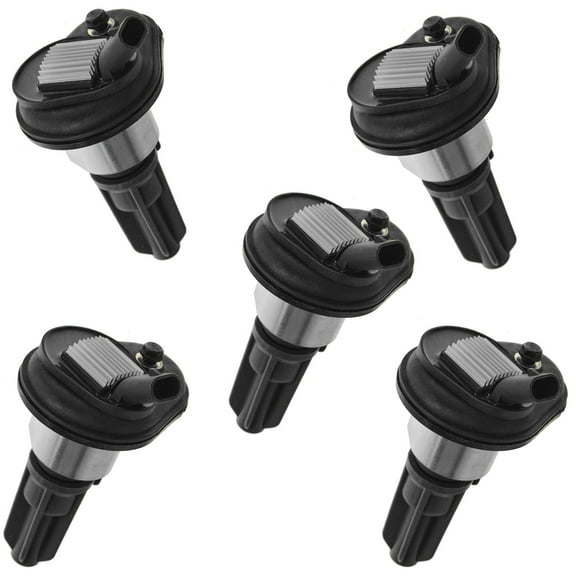 TRQ Ignition Coil Set of 5 Kit for Chevy GMC Pickup Truck Hummer H3 ICA61530 Fits select: 2004-2006 CHEVROLET COLORADO, 2004-2006 GMC CANYON