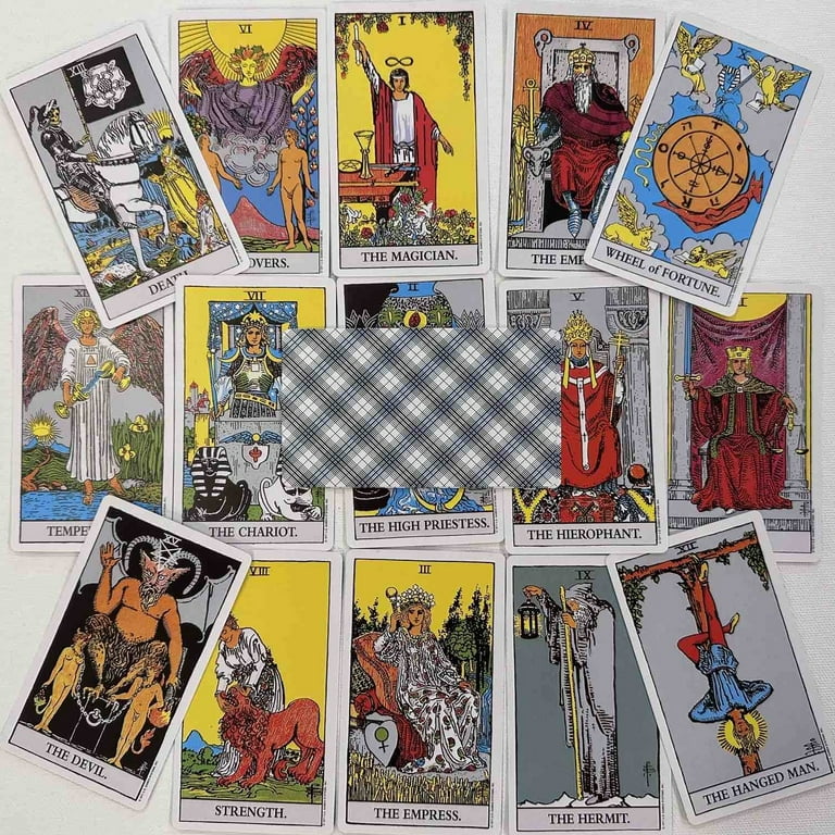 Original size 3x5 Vintage The Rider-Waite Tarot Deck by