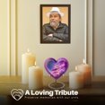thumbnail image 3 of Yatskia Purple Snake with Thunderstorm Small Funeral Keepsake Urns for Human Ashes Adult Male and Female, Mini Memorial Burial Urn for Ashes Adult Dad, (Heart Pack of 1, 3 Inch), 3 of 8