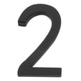 thumbnail image 1 of Unique Bargains 3 Inch House Numbers 3D Number Mirror Wall Stickers Self-Adhesive for DIY Home Decoration Black Number 2, 1 of 5