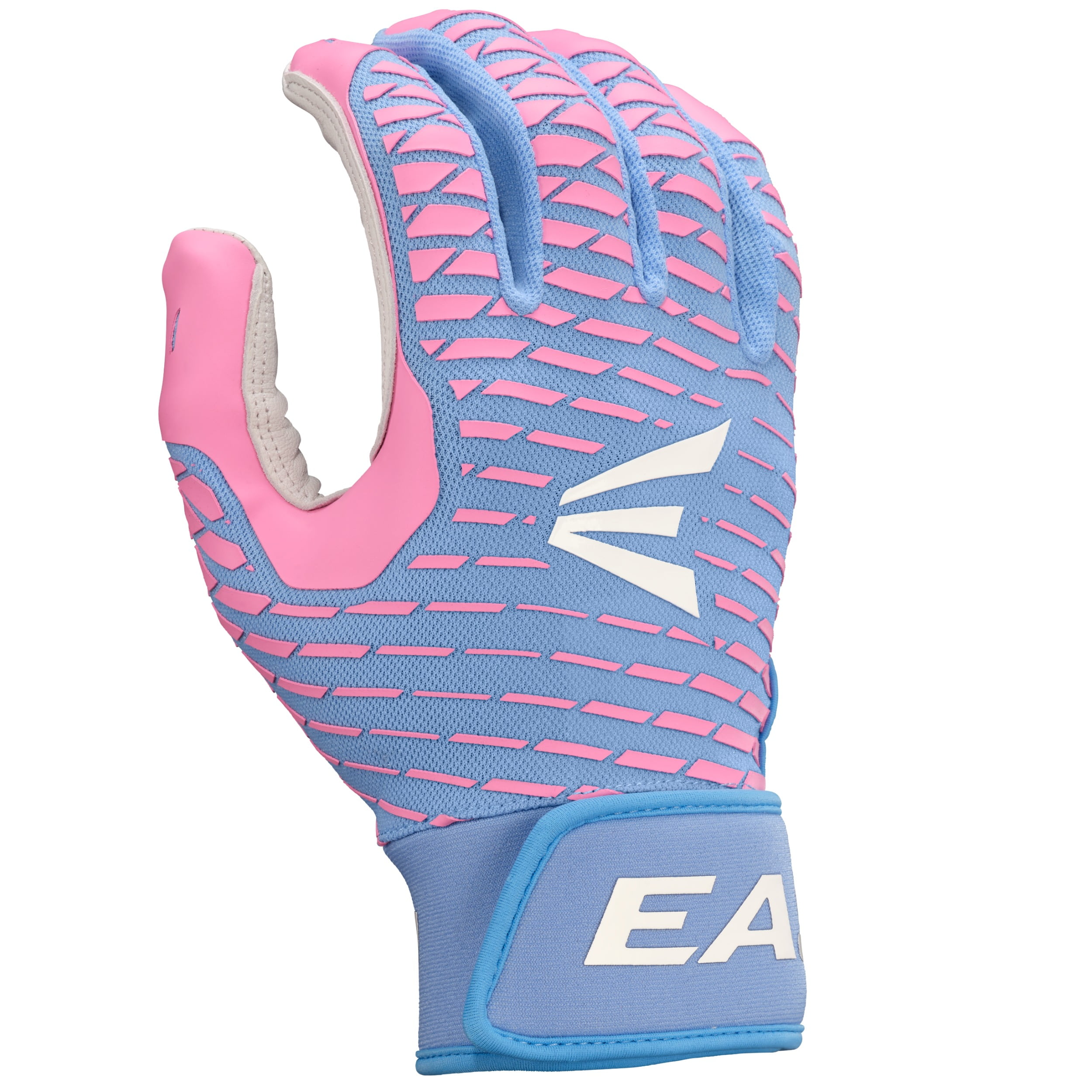Easton MAV GTX Batting Glove Carolina Blue & Pink Adult XL