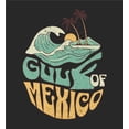 thumbnail image 5 of Gulf of Mexico Wave Text Youth Black Long Sleee Hoodie-XL, 5 of 6