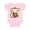 AD-Pink, variant on Monkey thinking Boys or Girls Baby Bodysuit