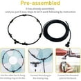 thumbnail image 3 of Rvasteizo Outdoor Misting Fan Cooler Water Patio Mist Garden 16inch, 3 of 5