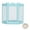 Blue, variant on Yajisi Mini Hex Shape Fish Tank Desktop Shatterproof Plastic Aquarium Pink Decoration 5.12 inches / 13 cm