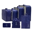 thumbnail image 3 of 7x Packing Cubes Luggage Packing Organizers for Travel Toiletries Cosmetics Navy Blue, 3 of 9