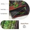 thumbnail image 6 of Round Rug 6Ft Washable Non-Slip, Forest Circle Area Rugs for Living Room Bedroom, Modern Art Summer Botanical Trees Indoor Floor Mats Carpet Runner for Home Decor Aesthetic, 6 of 8