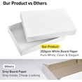 thumbnail image 3 of 6 Pack 14" Medium White Gift Boxes With Lids For Clothes Presents, 3 of 4