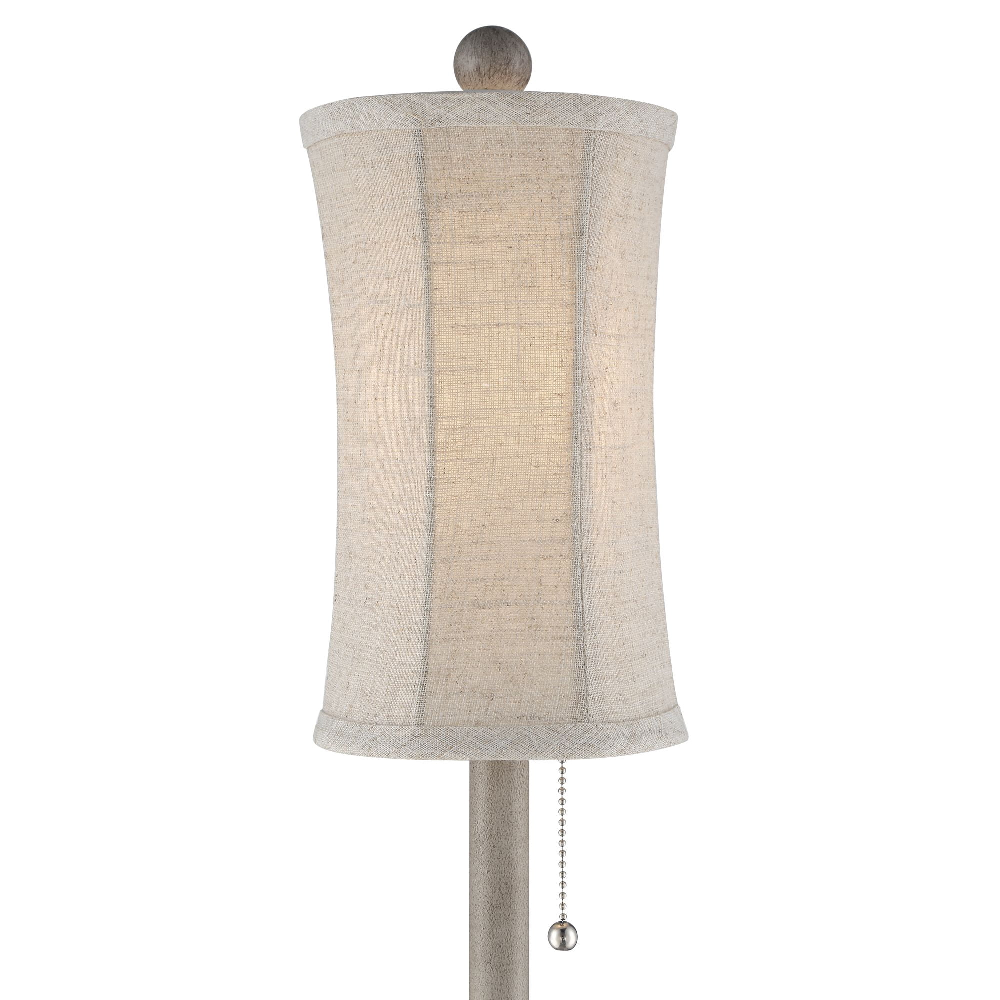 Regency Hill Traditional Buffet Table Lamps 28" Tall Set of 2 Natural Candlestick Cream Bell Shade for Dining Room
