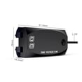thumbnail image 2 of Graflsoa Dual-Purpose LED Voltmeter & Clock with Real-Time Display for Motorcycles, Cars, and Boats (6-30V) - Waterproof, Compact, and Easy to Install, 2 of 6