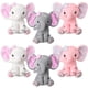 thumbnail image 1 of Animal de peluche Hyden Elephant de 20 cm para regalo de baby shower, 6 unidades, 1 of 7