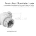 thumbnail image 3 of Conector Cable Cámara POE 2 en 1 Divisor RJ45 para Instalación IP, 3 of 7