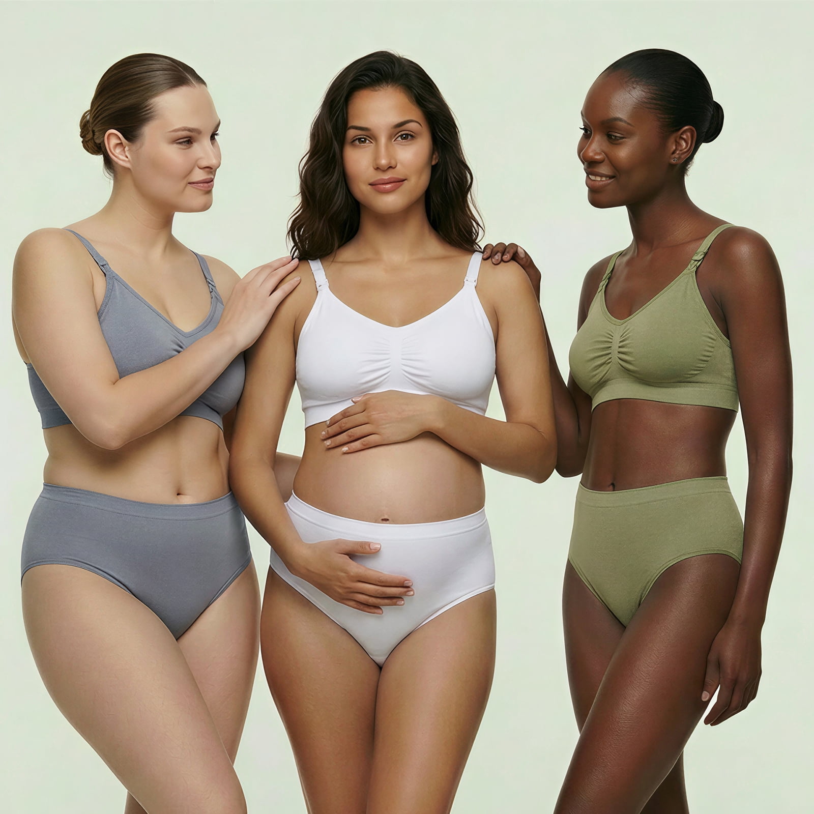 Under Control Seamless Wireless Nursing Bra, 4-Pack XL Size