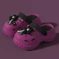 thumbnail image 3 of Kids Cute Clogs Cartoon Garden Shoes Boys Girls Slides Slippers Indoor Outdoor Children Water Shower Beach Pool Sandals, 3 of 5