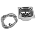 thumbnail image 1 of Glass Rinser Stainless Steel Automatic Cup Washer Cleaner for Bar Pub Restaurant Coffee Shop HotelSilver, 1 of 4