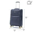 thumbnail image 4 of iFLY Soft Sided Luggage EZ Glider, 30" Navy, 4 of 6
