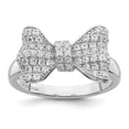 thumbnail image 1 of 925 Sterling Silver Cubic Zirconia Cz Anneau d'Arc, 1 of 9