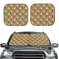 thumbnail image 2 of Balery 2 Piece Forest Animal Car Windshield Sun Shade|Foldable Front Windshield Shade for Car Front Window for Most Sedans SUV Truck-Small, 2 of 7