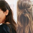 thumbnail image 2 of AMERTEER 4Pcs Hair Clips for Women - Minimalist Dainty Hair Clips for Women Hollow Geometric Alloy Hairpin Clamps hair clips, 2 of 7