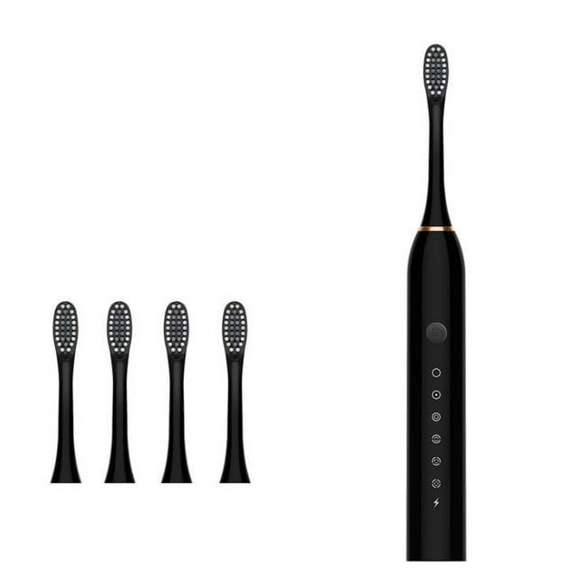 Rechargeable Electric Toothbrush, Whitening Toothbrush with 6 Cleaning Modes and Smart Timer
