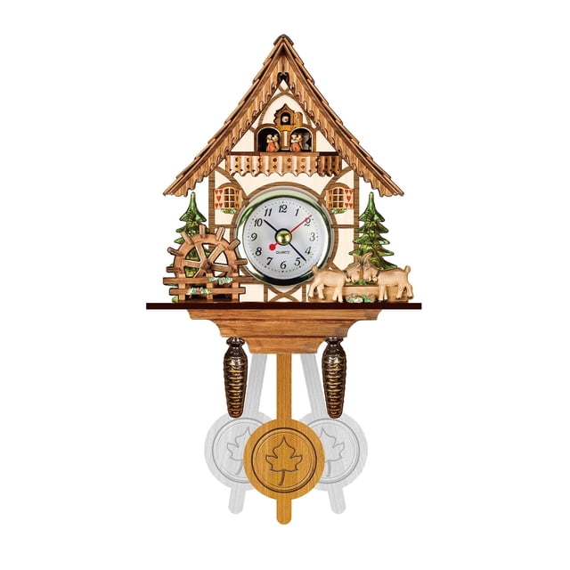 Clock Living Chime Clock Room Clock Retro Wall Alarm Wooden Clock Clock