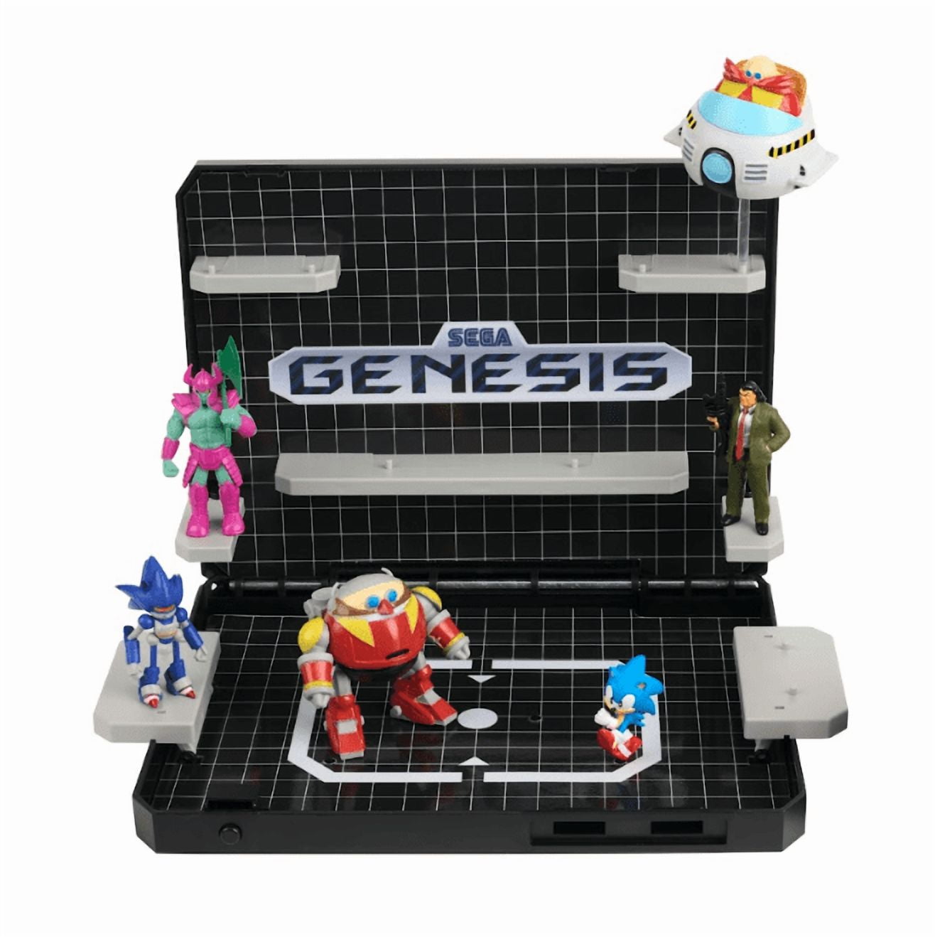 Console Heroes Sega Genesis Display Console: Supervillain Boss Bundle + Sonic 1