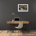 thumbnail image 3 of Head, Danny 32x23 White Modern Wood Framed Museum Art Print Titled - Boathouse Reflections, 3 of 4