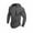 Gray, variant on Mens Zipper Jackets Hooded Jacket Solid Color Sport Winter Long Sleeve Coats for Men Fashion